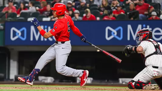 Chase Davis — ARLINGTON, TEXAS -- Baseball vs. Texas Tech in the State Farm College Showdown at Globe Life Field.Feb. 20, 2022. Photo by Mike Christy / Arizona Athletics