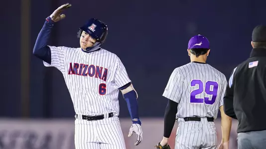 Daniel Susac — TUCSON, ARIZ. -- Baseball vs. GCU at Hi Corbett Field.Feb. 22, 2022. Photo by Mike Christy / Arizona Athletics