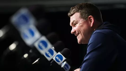 MBB NCAA Tommy Lloyd press conference media ncaa tournament
