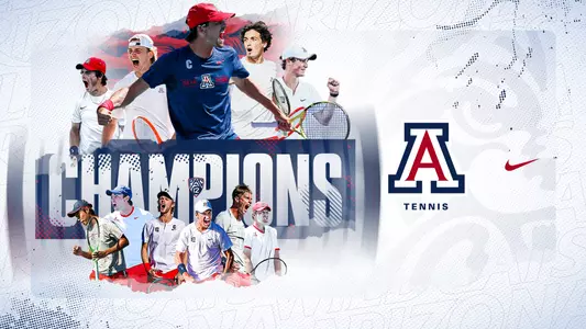 Arizona Men's Tennis 2022 Pac-12 Championship Graphic