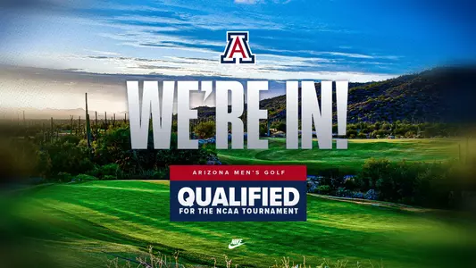 Arizona Men's Golf NCAA Selection 2022 Graphic
