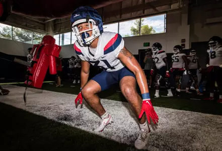 defensive lineman Hunter Echols (31) — TUCSON, ARIZ. -- Football Fall Camp, Day 8Aug. 12, 2022. Photo by Mike Christy / Arizona Athletics