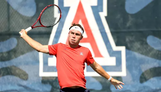 Jared Horwood ' TUCSON, ARIZ. -- Men's Tennis Arizona Invite Tournament.Oct. 2, 2021. Photo by Ary Frank / Arizona Athletics