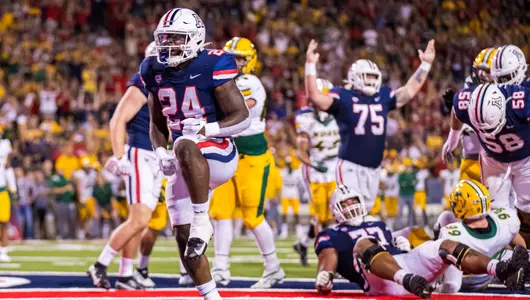 running back Jonah Coleman (24) - TUCSON, ARIZ. -- Football vs. North Dakota State University at Arizona Stadium.Sept. 17, 2022. Photo by Mike Christy / Arizona Athletics