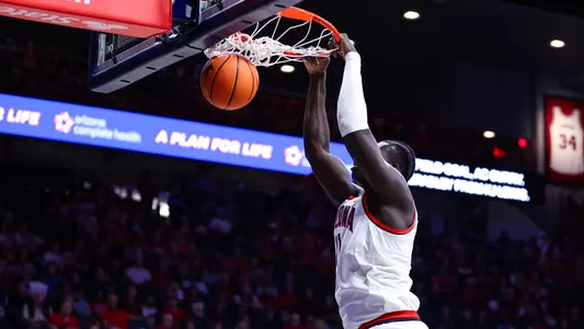 Oumar Ballo (11) -TUCSON, ARIZ. -- Men’s Basketball vs New Mexico Highlands at McKale Center.
Oct. 30, 2023.
Photo by Marison Bilagody / Arizona Athletics