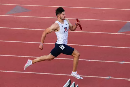 Diego Marquez — TUCSON, ARIZ. -- Track and field competes in the 2022 Desert Heat Classic at Roy P. Drachman Stadium.
April 30, 2022.
Photo by Mike Christy / Arizona Athletics