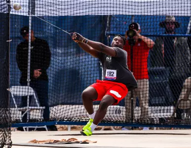 Michael Ogbeiwi - TUCSON, ARIZ. -- Track and Field competes in the 2023 William Williams Classic at Drachman Stadium.
March 24, 2023.
Photo by Mike Christy / Arizona Athletics