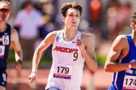 Parker Lehmann - TUCSON, ARIZ. -- Track and Field competes in the 2023 William Williams Classic at Drachman Stadium.
March 25, 2023.
Photo by Mike Christy / Arizona Athletics