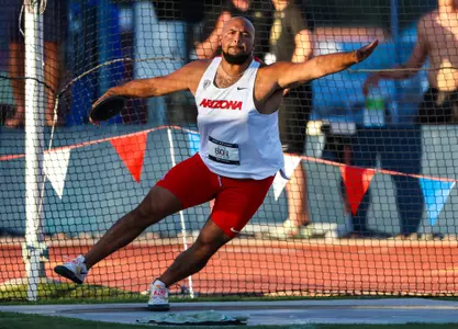 Youssef Koudssi - TUCSON, ARIZ. -- Track and Field competes in the 2023 Desert Heat Classic at Roy P. Drachman Stadium.
April 29, 2023.
Photo by Mike Christy / Arizona Athletics