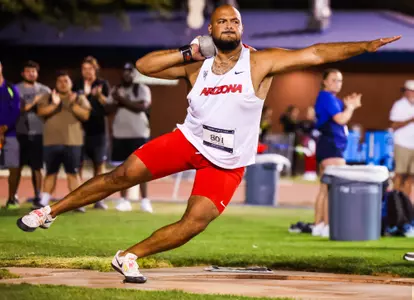 Youssef Koudssi - TUCSON, ARIZ. -- Track and Field competes in the 2023 Desert Heat Classic at Roy P. Drachman Stadium.
April 29, 2023.
Photo by Mike Christy / Arizona Athletics