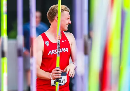 Jared O'Riley - AUSTIN, TEXAS -- Track and Field student-athletes compete in the first day of competition at the 2023 NCAA Outdoor Track and Field Championships at Mike A. Myers Stadium.
June 7, 2023.
Photo by Mike Christy / Arizona Athletics