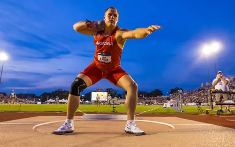 Zach Landa - AUSTIN, TEXAS -- Track and Field student-athletes compete in the first day of competition at the 2023 NCAA Outdoor Track and Field Championships at Mike A. Myers Stadium.
June 7, 2023.
Photo by Mike Christy / Arizona Athletics