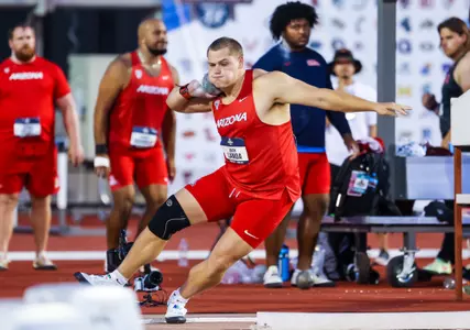 Zach Landa - AUSTIN, TEXAS -- Track and Field student-athletes compete in the first day of competition at the 2023 NCAA Outdoor Track and Field Championships at Mike A. Myers Stadium.
June 7, 2023.
Photo by Mike Christy / Arizona Athletics