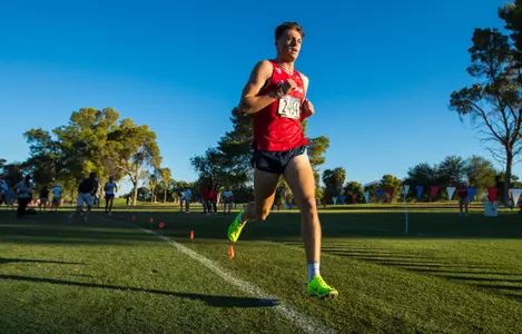 Cooper Quigley - TUCSON, ARIZ. -- Cross country competes in the Dave Murray Invitational at Randolph Golf Course.
Sept. 29, 2023.
Photo by Mike Christy / Arizona Athletics