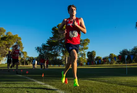 Parker Lehmann - TUCSON, ARIZ. -- Cross country competes in the Dave Murray Invitational at Randolph Golf Course.
Sept. 29, 2023.
Photo by Mike Christy / Arizona Athletics