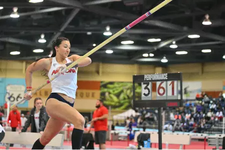 Malaya Abueg - ALBUQUERQUE, N.M. -- Arizona Wildcats Track and Field athletes compete at the Don Kirby Invitational.
Feb. 10, 2023.
Photo by Sam Wasson / for Arizona Athletics