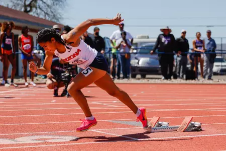 Camila Aguilar-Perez - TUCSON, ARIZ. -- Track & Field at Willie Williams Classic.
March 25, 2023.
Photo by Ary Frank / Arizona Athletics
