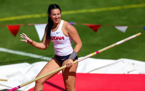 Malaya Abueg - TUCSON, ARIZ. -- Track and Field competes in the 2023 William Williams Classic at Drachman Stadium.
March 25, 2023.
Photo by Mike Christy / Arizona Athletics