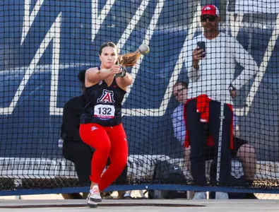 Ava David - TUCSON, ARIZ. -- Track and Field competes in the 2023 William Williams Classic at Drachman Stadium.
March 24, 2023.
Photo by Mike Christy / Arizona Athletics