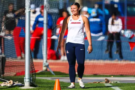 Lauryn Love - TUCSON, ARIZ. -- Track and Field competes in the 2023 William Williams Classic at Drachman Stadium.
March 25, 2023.
Photo by Mike Christy / Arizona Athletics