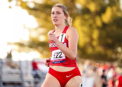 Kara Mickelson - TUCSON, ARIZ. — Track and Field Jim Click Shootout April 8, 2023.
Photo by Madison Farwell / Arizona Athletics