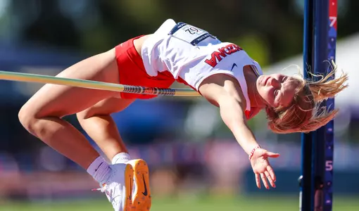 Emma Gates - TUCSON, ARIZ. -- Track and Field competes in the 2023 Desert Heat Classic at Roy P. Drachman Stadium.
April 29, 2023.
Photo by Mike Christy / Arizona Athletics