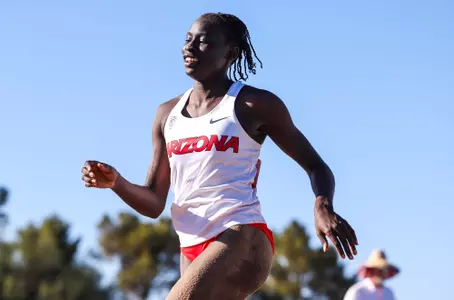 Jenica Bosko - TUCSON, ARIZ. -- Track and Field competes in the 2023 Desert Heat Classic at Roy P. Drachman Stadium.
April 29, 2023.
Photo by Mike Christy / Arizona Athletics