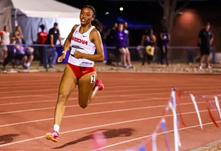 Lauryn Ford - TUCSON, ARIZ. -- Track and Field competes in the 2023 Desert Heat Classic at Roy P. Drachman Stadium.
April 29, 2023.
Photo by Mike Christy / Arizona Athletics