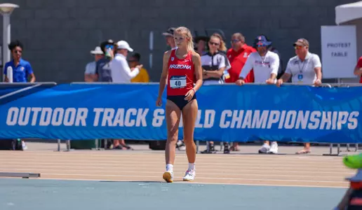 Emma Gates -SACRAMENTO, CALIF. -- Track and Field NCAA 1st Round Day 4 at Hornet Stadium.
May 27, 2023.
Photo by Marison Bilagody / Arizona Athletics