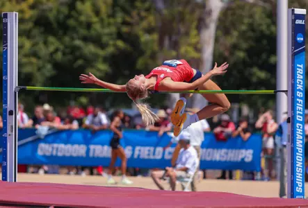 Emma Gates -SACRAMENTO, CALIF. -- Track and Field NCAA 1st Round Day 4 at Hornet Stadium.
May 27, 2023.
Photo by Marison Bilagody / Arizona Athletics