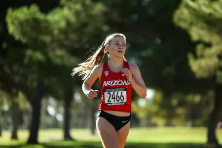 Johnnie Mitchell - TUCSON, ARIZ. -- Cross Country Dave Murray Invitational.
Sept. 28, 2023.
Photo by Ary Frank / Arizona Athletics