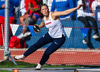 Mackenna Orie - TUCSON, ARIZ. -- Track and Field competes in the 2023 William Williams Classic at Drachman Stadium.
March 25, 2023.
Photo by Mike Christy / Arizona Athletics