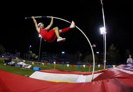 Tanner Kippes - TUCSON, ARIZ. -- Track and Field competes in the Jim Click Shootout at Roy P. Drachman Stadium.
April 8, 2023.
Photo by Mike Christy / Arizona Athletics