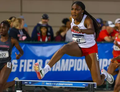 Xahria Santiago -SACRAMENTO, CALIF. -- Track and Field NCAA 1st Round Day 2 at Hornet Stadium.
May 25, 2023.
Photo by Marison Bilagody / Arizona Athletics