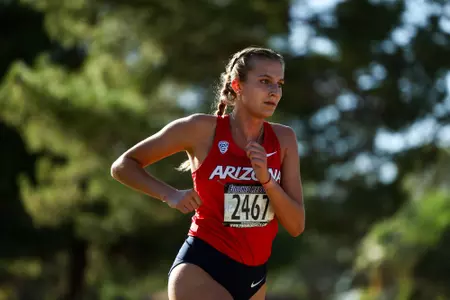 Sage Patzer - TUCSON, ARIZ. -- Cross Country Dave Murray Invitational.
Sept. 28, 2023.
Photo by Ary Frank / Arizona Athletics