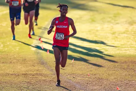 Gibson Kibia -TUCSON, ARIZ. -- Cross Country Dave Murray Invitational at Randolph Golf Course.
Sept. 29, 2023.
Photo by Marison Bilagody / Arizona Athletics