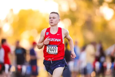 Brennan Foody - TUCSON, ARIZ. -- Cross country competes in the Dave Murray Invitational at Randolph Golf Course.
Sept. 29, 2023.
Photo by Mike Christy / Arizona Athletics