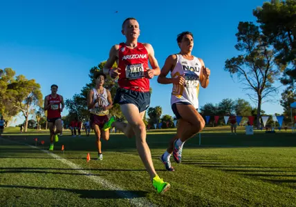 Brennan Foody - TUCSON, ARIZ. -- Cross country competes in the Dave Murray Invitational at Randolph Golf Course.
Sept. 29, 2023.
Photo by Mike Christy / Arizona Athletics