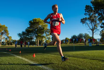 Andrew Gibby - TUCSON, ARIZ. -- Cross country competes in the Dave Murray Invitational at Randolph Golf Course.
Sept. 29, 2023.
Photo by Mike Christy / Arizona Athletics