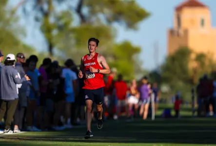 Noah Ray - TUCSON, ARIZ. -- Cross country competes in the Dave Murray Invitational at Randolph Golf Course.
Sept. 29, 2023.
Photo by Mike Christy / Arizona Athletics