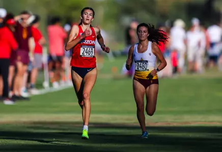 Sorcha Shiu - TUCSON, ARIZ. -- Cross country competes in the Dave Murray Invitational at Randolph Golf Course.
Sept. 29, 2023.
Photo by Mike Christy / Arizona Athletics