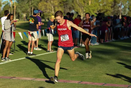 Noah Jodon - TUCSON, ARIZ. -- Cross country competes in the Dave Murray Invitational at Randolph Golf Course.
Sept. 29, 2023.
Photo by Mike Christy / Arizona Athletics