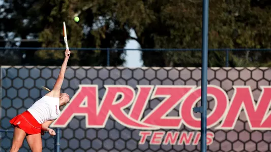 Reece Carter - TUCSON, ARIZ. -- Women’s Tennis vs Grand Canyon University at LaNelle Robson Tennis Center
Jan. 22, 2023.
Photo by Catherine Regan / Arizona Athletics