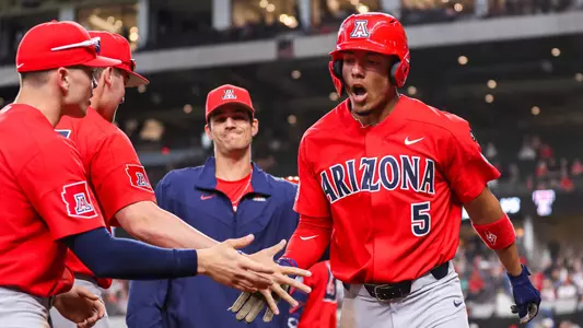 Chase Davis — ARLINGTON, TEXAS -- Baseball vs. Texas Tech in the State Farm College Showdown at Globe Life Field.
Feb. 20, 2022.
Photo by Mike Christy / Arizona Athletics