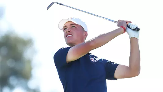 Tiger Christensen - TUCSON, ARIZ. -- Men’s Golf competes in The Arizona Thunderbirds Intercollegiate at Tucson Country Club.
Jan. 31, 2023.
Photo by Rebecca Sasnett / Arizona Athletics