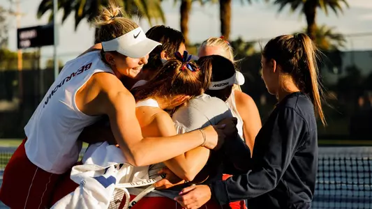 TUCSON, ARIZ. -- Women’s Tennis vs. Penn.
March 9, 2023.
Photo by Ary Frank / Arizona Athletics