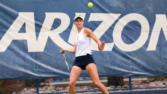 Parker Fry - TUCSON, ARIZ. —Women’s Tennis vs. NMSU at Robson Tennis Center March 14, 2023.
Photo by Madison Farwell / Arizona Athletics