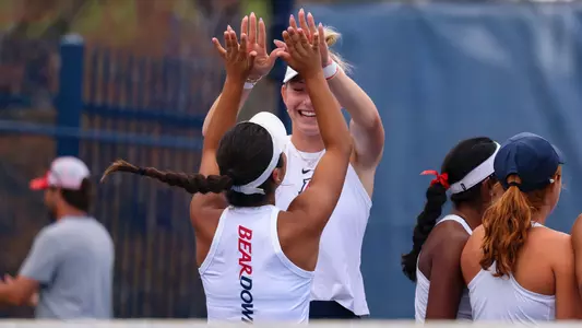Midori Castillo-Meza, Parker Fry - TUCSON, ARIZ. —Women’s Tennis vs. NMSU at Robson Tennis Center March 14, 2023.
Photo by Madison Farwell / Arizona Athletics