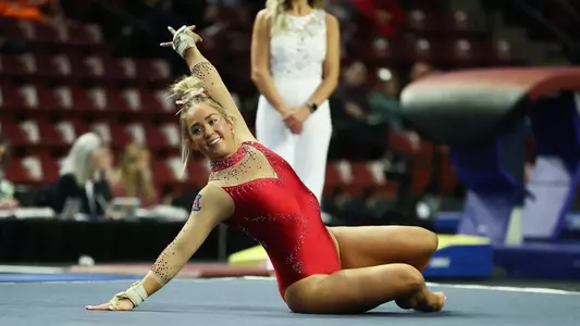 Emily Mueller at Pac-12 Championships