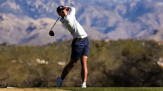 Tiger Christensen - TUCSON, ARIZ. -- Men’s golf competes in the Arizona Thunderbirds Intercollegiate at Tucson Country Club.
Jan. 30, 2023.
Photo by Mike Christy / Arizona Athletics